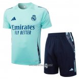 Tracksuit Real Madrid Short Sleeve 2024-2025 Green - Shorts