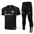 Tracksuit Sao Paulo Short Sleeve 2023-2024 Black