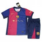 Barcelona Home Shirt Kid 2024-2025