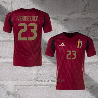 Belgium Player Vermeeren Home Shirt 2024