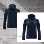 Chaqueta con Capucha del Paris Saint-Germain 2024-2025 Blue