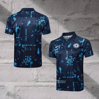 Chelsea Shirt Polo 2024-2025 Blue Oscuro