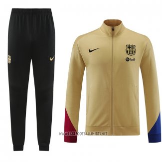 Jacket Tracksuit Barcelona 2023-2024 Yellow