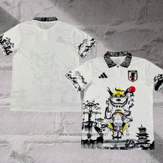 Japan Naruto Shirt 2024-2025 White Thailand