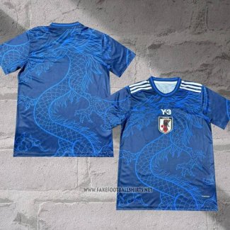 Japan Y-3 Dragon Shirt 2024-2025 Blue Thailand