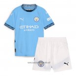 Manchester City Home Shirt Kid 2024-2025