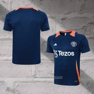 Manchester United Training Shirt 2024-2025 Blue