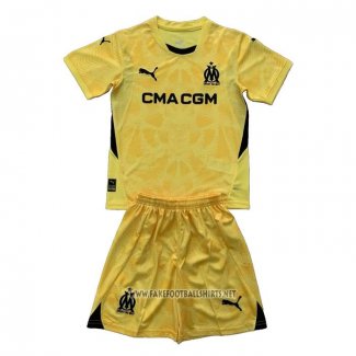 Olympique Marseille Away Goalkeeper Shirt Kid 2024-2025