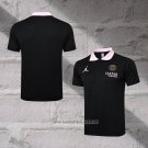 Paris Saint-Germain Jordan Shirt Polo 2024-2025 Black