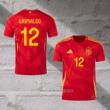 Spain Player Grimaldo Home Shirt 2024