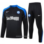 Sweatshirt Tracksuit Inter Milan 2024-2025 Black