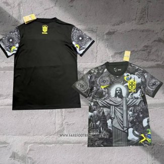 Brazil Jesus Shirt 2024-2025 Black Thailand