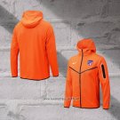 Chaqueta con Capucha del Atletico Madrid 2022-2023 Orange