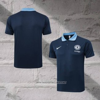 Chelsea Shirt Polo 2024-2025 Blue