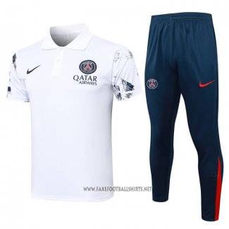 Conjunto Polo Paris Saint-Germain 2024-2025 White