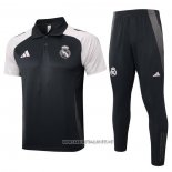 Conjunto Polo Real Madrid 2024-2025 Grey