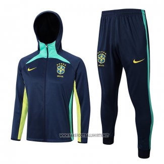 Hooded Tracksuit Brazil 2022-2023 Blue