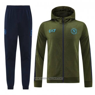 Hooded Tracksuit Napoli 2024-2025 Green