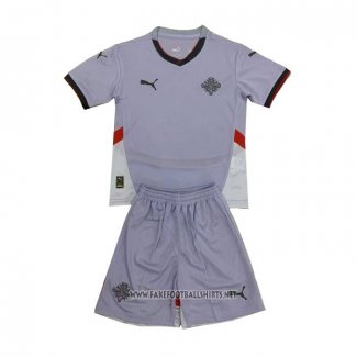 Iceland Away Shirt Kid 2024