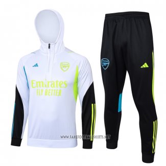 Sweatshirt Tracksuit Arsenal Kid 2023-2024 White