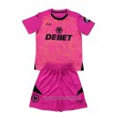 Wolves Away Goalkeeper Shirt Kid 2024-2025