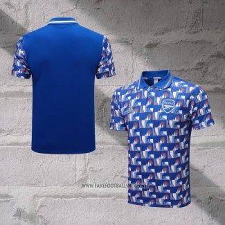 Arsenal Shirt Polo 2022-2023 Blue