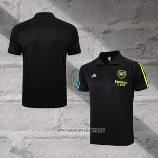 Arsenal Shirt Polo 2023-2024 Black