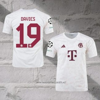 Bayern Munich Player Davies Third Shirt 2023-2024