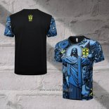 Brazil Jesus Training Shirt 2024-2025 Blue