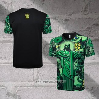 Brazil Jesus Training Shirt 2024-2025 Green