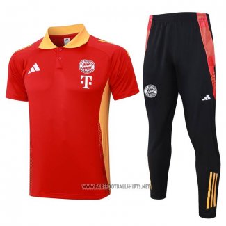 Conjunto Polo Bayern Munich 2024-2025 Red