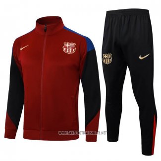 Jacket Tracksuit Barcelona 2024-2025 Red and Blue