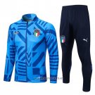 Jacket Tracksuit Italy 2022-2023 Blue