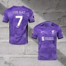 Liverpool Player Luis Diaz Third Shirt 2023-2024