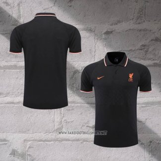 Liverpool Shirt Polo 2022-2023 Black