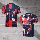 Paris Saint-Germain Training Shirt 2024-2025 Blue and Red