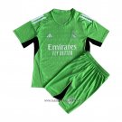 Real Madrid Goalkeeper Shirt Kid 2023-2024 Green