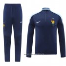 Sweatshirt Tracksuit France 2024-2025 Blue