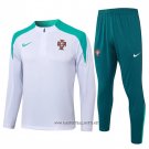 Sweatshirt Tracksuit Portugal 2024-2025 White