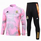 Sweatshirt Tracksuit Real Madrid Dragon 2024-2025 Rosa