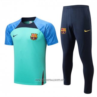 Tracksuit Barcelona Short Sleeve 2022-2023 Green