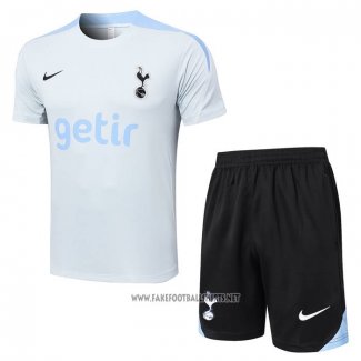 Tracksuit Tottenham Hotspur Short Sleeve 2024-2025 Grey - Shorts