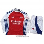 Arsenal Home Shirt Kid Long Sleeve 2024-2025