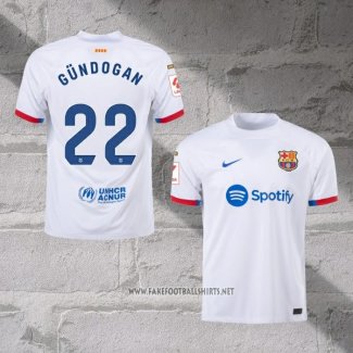 Barcelona Player Gundogan Away Shirt 2023-2024