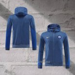 Chaqueta con Capucha del Inter Milan 2024-2025 Blue