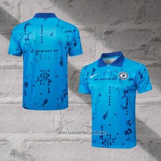 Chelsea Shirt Polo 2024-2025 Blue