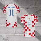 Croatia Player Brozovic Home Shirt 2022