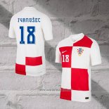 Croatia Player Ivanusec Home Shirt 2024