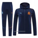 Hooded Tracksuit Olympique Marseille 2024-2025 Blue