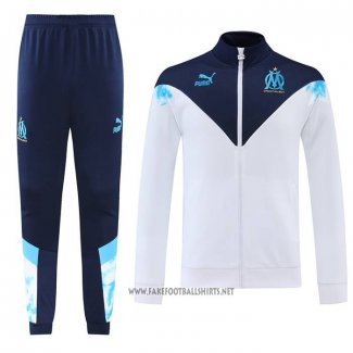 Jacket Tracksuit Olympique Marseille 2022-2023 White